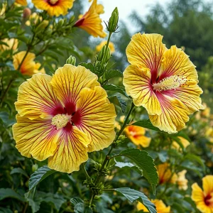 Гибискус Свит Соната купить по цене от 249р. в интернет-магазине «Посадика» с доставкой почтой в в Москве и по всей России – [изображение №1].