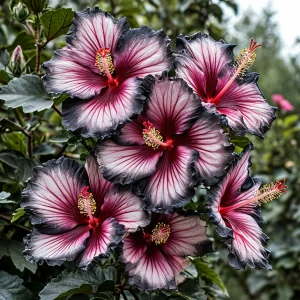 Гибискус садовый Самер Бридж купить по цене от 306р. в интернет-магазине «Посадика» с доставкой почтой в в Москве и по всей России – [изображение №1].